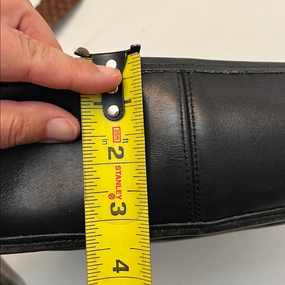 VINTAGE 90’s BRIGHTON LEATHER BRAIDED STRAP CROSSBODY BAG - Picture 14 of 16